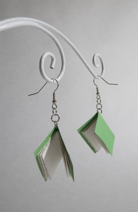 Paper Earing ต่างหูจากกระดาษ ..แนวได้อีก..