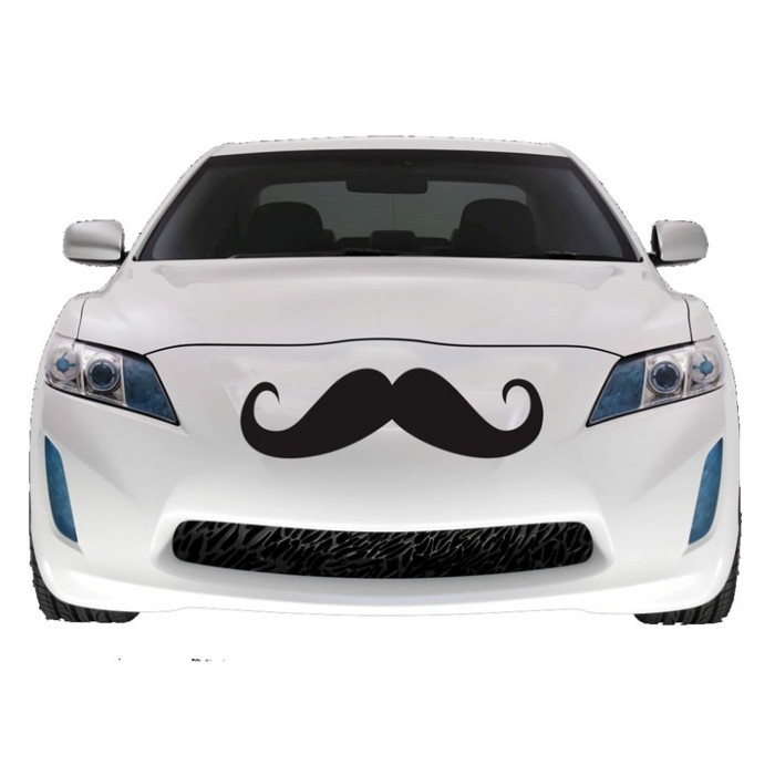 Car Mustache Decal