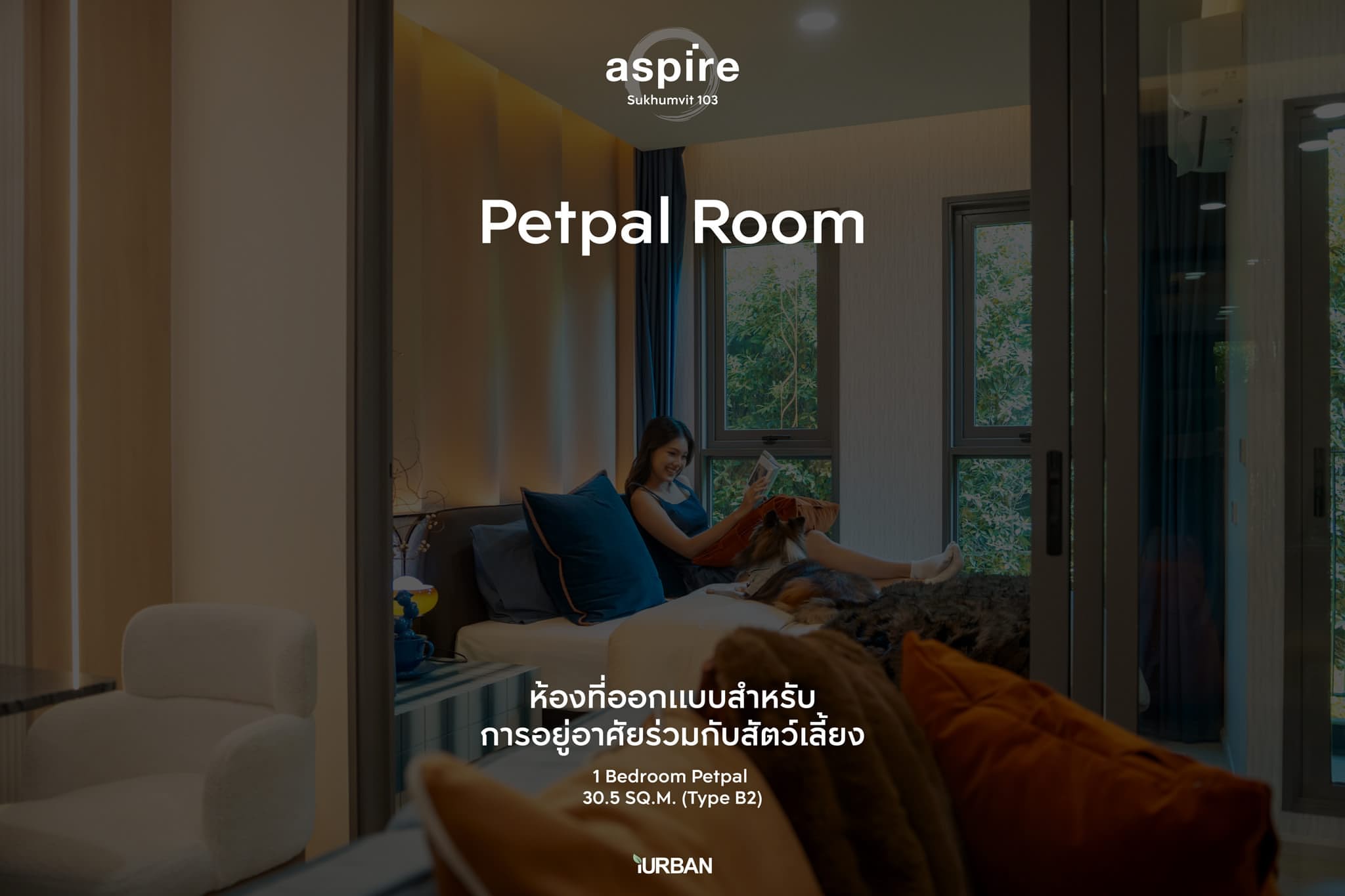 Petpal in Aspire Sukhumvit 103 is The Pet Friendly Condo Udomsuk