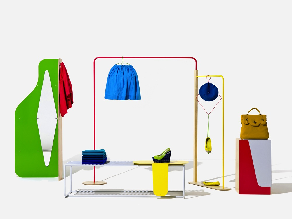 Objet Coloré แนวคิดการออกแบบ "ชั้นวางของสำหรับใช้ในร้านค้า ของแบรนด์ Bennetton" 19 - display