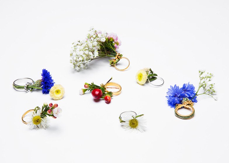 Blooming Jewelry, Spring rings by Gahee Kang